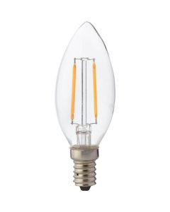 Ampoule LED flamme à filament 2W (Eq. 16W) E14 4200K