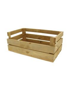 Cagette bois naturel 50x30 - Lot de 6