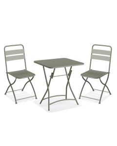 Set Bistro Table et 2 Chaises Breeze - Vert - Veba