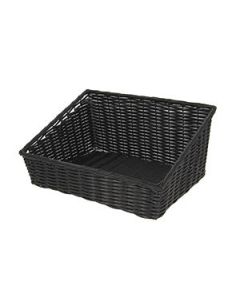 Présentoir polypropylène noir Bacplast 50x40 - Lot de 2