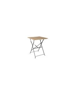 Table de Terrasse Carrée Effet Bois - Bolero